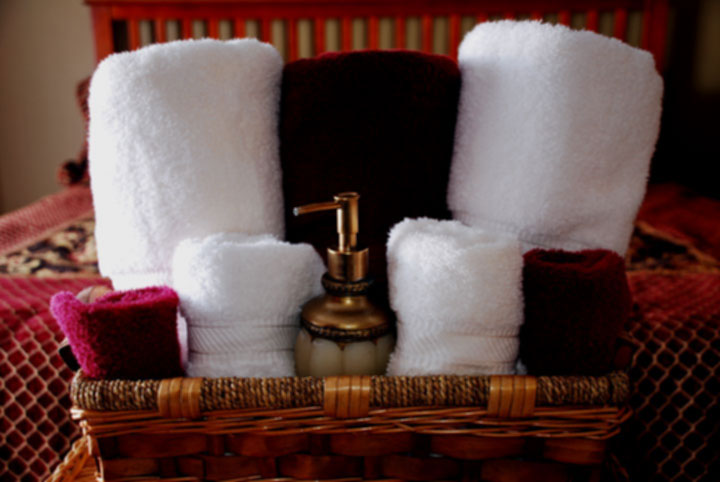 Soft and Fresh scented clean towels in the Madrid Room