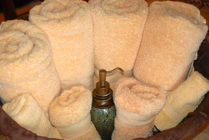 Soft and clean towels for you.